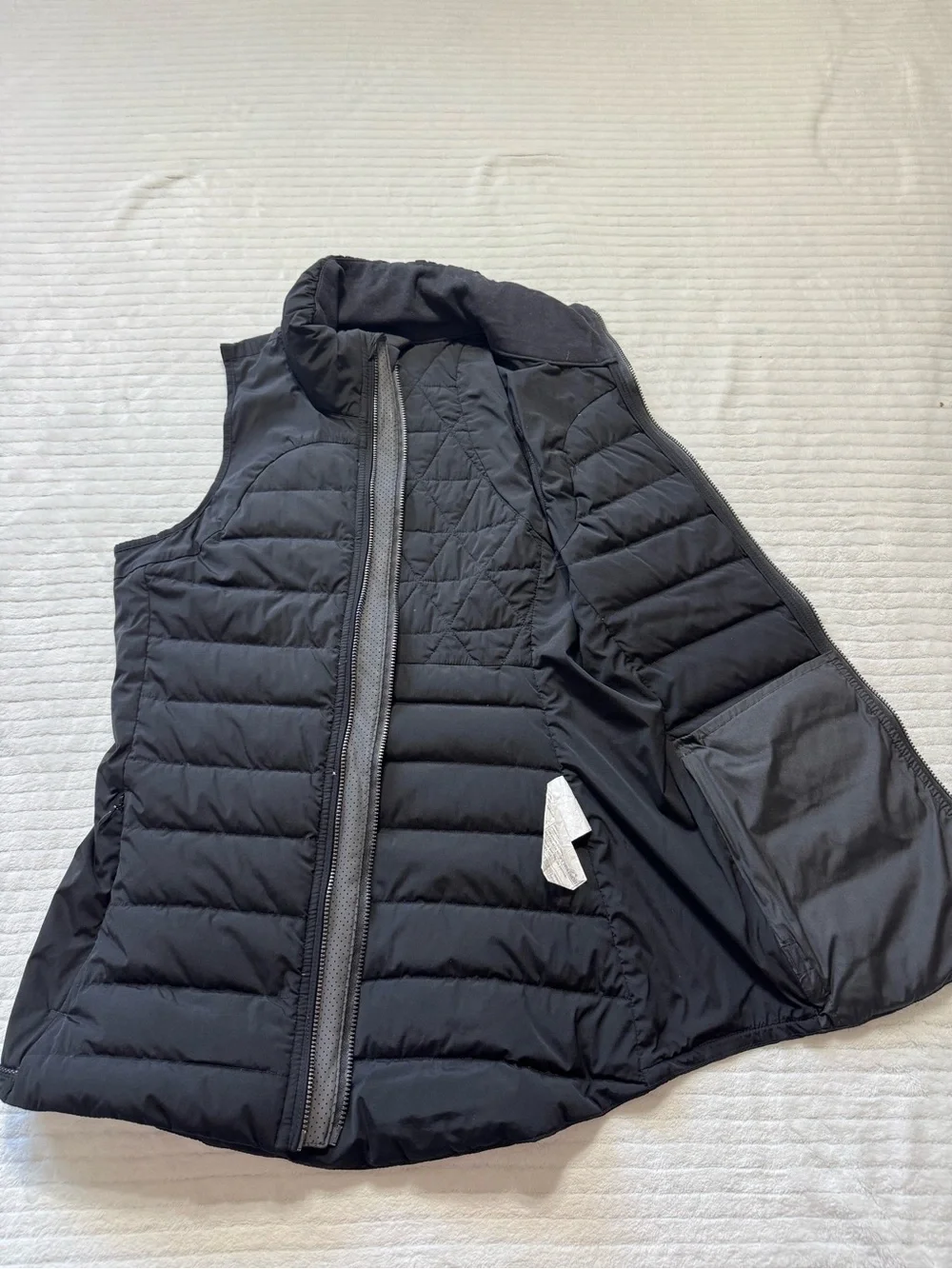 lululemon athletica Black Quilted-Back Sleeveless Vest